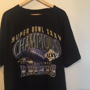 Baltimore Ravens Super Bowl Vintage T-shirt XL